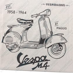 Camiseta Vespa M4 Cinza