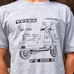 Camiseta Vespa PX cinza
