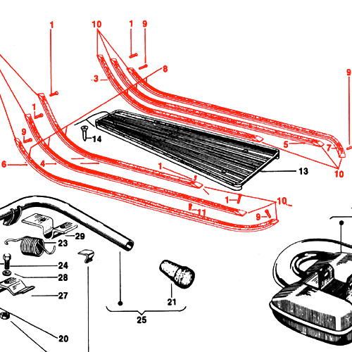 Friso asoalho Vespa px 200