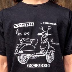 Camiseta Vespa PX preta