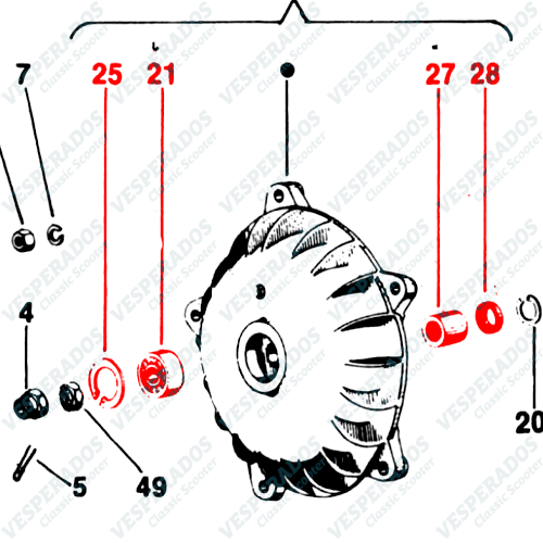 Kit reparo do Cubo Dianteiro